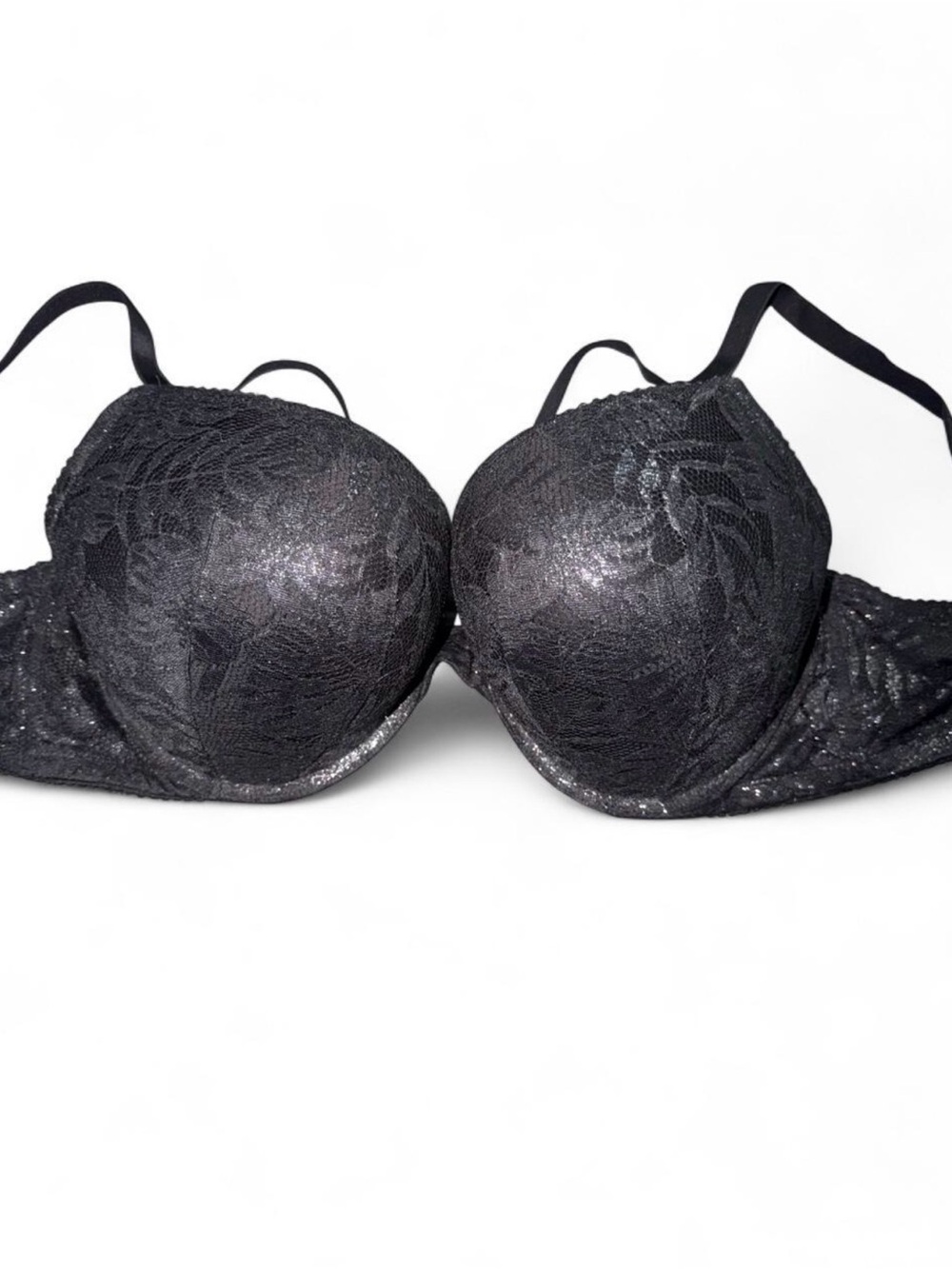 VS Black Lace Push-Up Bra - Women Intimates